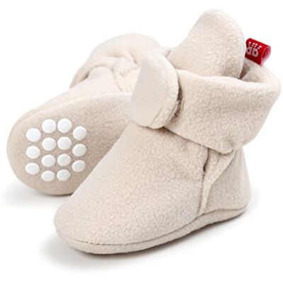 EDOTON Uniseks Baby Bandlaarzen, Warm Houdt Zachte Zool Sneeuwlaarzen Wieg Schoenen Kinderlaarzen Geschikt voor 0-18 Maanden Baby, Khaki (stad) 6-12 mois EDOTON Uniseks Baby Bandlaarzen, Warm Houdt Zachte Zool Sneeuwlaarzen Wieg Schoenen Kinderlaarzen Geschikt voor 0-18 Maanden Baby, Khaki (stad) 6-12 mois