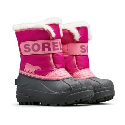 Sorel Snow Commander Boot Winterlaarzen, uniseks, kinderen, Tropic Pink/Deep Blush 30 EU Sorel Snow Commander Boot Winterlaarzen, uniseks, kinderen, Tropic Pink/Deep Blush 30 EU