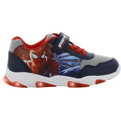 Leomil Spiderman Lichtgevende jongenssneakers, kinderschoenen, ideaal voor school en vrije tijd, Blauw Rood 795, 28 EU 28 EU Leomil Spiderman Lichtgevende jongenssneakers, kinderschoenen, ideaal voor school en vrije tijd, Blauw Rood 795, 28 EU 28 EU