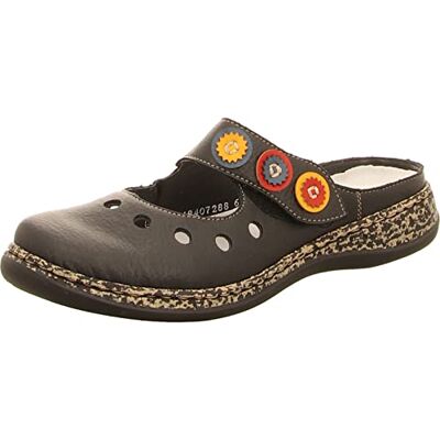 Rieker Damesslippers 46391, maat: 42 EU, kleur: zwart 42 EU Rieker Damesslippers 46391, maat: 42 EU, kleur: zwart 42 EU