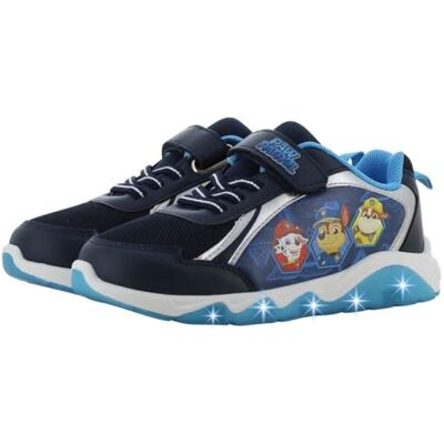 Leomil Paw Patrol kinderschoenen voor jongens, ideaal voor school en vrije tijd, Blauw zilver 025, 26 EU 26 EU Leomil Paw Patrol kinderschoenen voor jongens, ideaal voor school en vrije tijd, Blauw zilver 025, 26 EU 26 EU