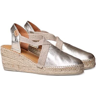 Toni Tossa Wedge Espadrilles EU 35, zilver., 37 EU 37 EU Toni Tossa Wedge Espadrilles EU 35, zilver., 37 EU 37 EU