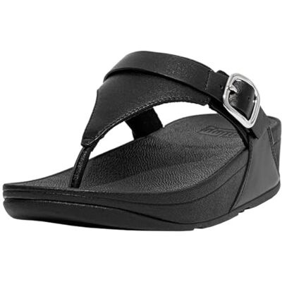 Fitflop Dames Lulu Verstelbare teen van leer, teenslippers, volledig zwart, 40 EU 40 EU Fitflop Dames Lulu Verstelbare teen van leer, teenslippers, volledig zwart, 40 EU 40 EU