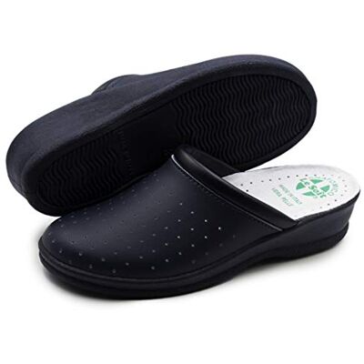 Poligono Sanitaire pantoffels voor dames en heren, professionele gesloten pantoffels, sanitaire klompen, comfortabele orthopedische schoenen, anatomische zool, Blauw voor dames, 36 EU smalle maat 36 EU smalle maat Poligono Sanitaire pantoffels voor dames en heren, professionele gesloten pantoffels, sanitaire klompen, comfortabele orthopedische schoenen, anatomische zool, Blauw voor dames, 36 EU smalle maat 36 EU smalle maat