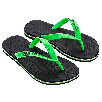 Ipanema Brasil II Kids Teenslippers, uniseks, kinderen, Zwart/Groen, 27/28 EU 27/28 EU Ipanema Brasil II Kids Teenslippers, uniseks, kinderen, Zwart/Groen, 27/28 EU 27/28 EU