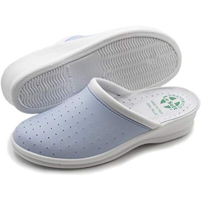 Poligono Sanitaire pantoffels voor dames en heren, professionele gesloten pantoffels, sanitaire klompen, comfortabele orthopedische schoenen, anatomische zool 37 EU Étroit Poligono Sanitaire pantoffels voor dames en heren, professionele gesloten pantoffels, sanitaire klompen, comfortabele orthopedische schoenen, anatomische zool 37 EU Étroit