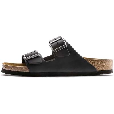 Birkenstock Arizona Bruin 2 gespen, zwart, 45 EU smal 45 EU Smal Birkenstock Arizona Bruin 2 gespen, zwart, 45 EU smal 45 EU Smal