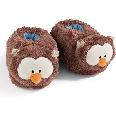 NICI 48935 Owl Oscar Maat (L) 38-41 Bruine Duurzame Warme Cuddly Toy Slippers voor Jongens en Meisjes Dierenschoenen met Antislip Zool Slippers NICI 48935 Owl Oscar Maat (L) 38-41 Bruine Duurzame Warme Cuddly Toy Slippers voor Jongens en Meisjes Dierenschoenen met Antislip Zool Slippers