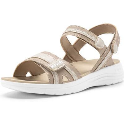 FitVille Damessandalen, comfortabel, extra breed, voor gezwollen voeten, open sandalen, licht, zomer, maat 35,5-42,5 EU 40 EU Large FitVille Damessandalen, comfortabel, extra breed, voor gezwollen voeten, open sandalen, licht, zomer, maat 35,5-42,5 EU 40 EU Large