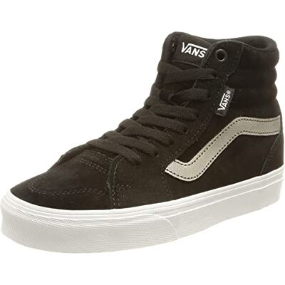 Vans Filmore Hi damessneakers, suède zwart metallic hematiet, 38 EU 38 EU Vans Filmore Hi damessneakers, suède zwart metallic hematiet, 38 EU 38 EU