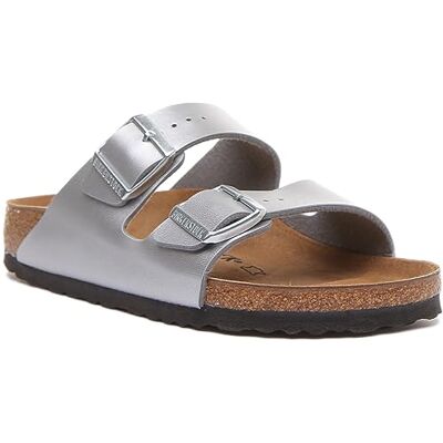Birkenstock Arizona Graceful Zilver Birko-Flor Graceful, Zilver Zilver Zilver Zilver 35 EU Étroit Birkenstock Arizona Graceful Zilver Birko-Flor Graceful, Zilver Zilver Zilver Zilver 35 EU Étroit
