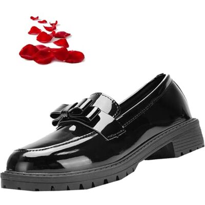 ZPLMIDE Comfortabele orthopedische mocassins voor dames met vlinderdas, comfortabele mocassins voor werk en kantoor, B Zwart, 40.5 EU 40.5 EU ZPLMIDE Comfortabele orthopedische mocassins voor dames met vlinderdas, comfortabele mocassins voor werk en kantoor, B Zwart, 40.5 EU 40.5 EU