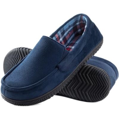 RockDove Alexander Flanellen gevoerde mocassins pantoffels voor heren, marineblauw, 40,5 EU 42 EU RockDove Alexander Flanellen gevoerde mocassins pantoffels voor heren, marineblauw, 40,5 EU 42 EU