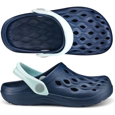 ESTRO Klompen van kunststof voor kinderen, jongens – klompen voor kinderen, meisjes, slippers en klompen voor meisjes CF02, Donkerblauw, 27/28 EU 27/28 EU ESTRO Klompen van kunststof voor kinderen, jongens – klompen voor kinderen, meisjes, slippers en klompen voor meisjes CF02, Donkerblauw, 27/28 EU 27/28 EU