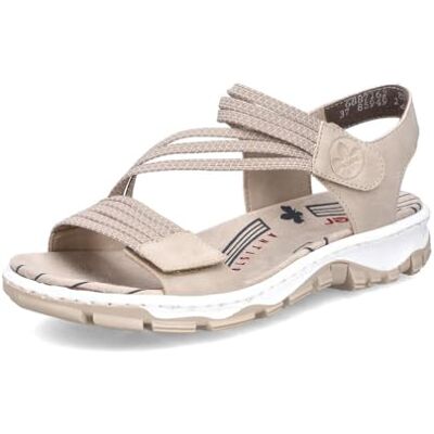 Rieker 68871 trekkingsandalen voor dames, Beige, 36 EU smalle maat 36 EU smalle maat Rieker 68871 trekkingsandalen voor dames, Beige, 36 EU smalle maat 36 EU smalle maat