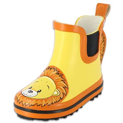 Beck Little Lion regenlaarzen voor kinderen, geel, 23 EU 23 EU Beck Little Lion regenlaarzen voor kinderen, geel, 23 EU 23 EU