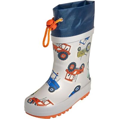 Playshoes Rubberen regenlaarzen voor jongens, uniseks, tractor, maat 21 EU, tractor, 21 EU 21 EU Playshoes Rubberen regenlaarzen voor jongens, uniseks, tractor, maat 21 EU, tractor, 21 EU 21 EU