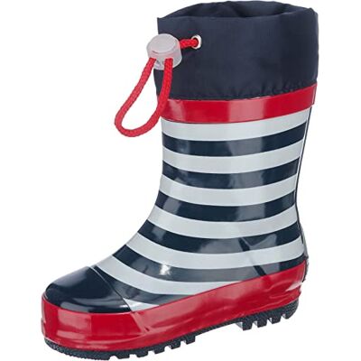 Playshoes Regenlaarzen met trekkoord, lieveheersbeestjes, laarzen van natuurlijk rubber, uniseks, kinderen, Navy en Wit 30/31 EU Playshoes Regenlaarzen met trekkoord, lieveheersbeestjes, laarzen van natuurlijk rubber, uniseks, kinderen, Navy en Wit 30/31 EU