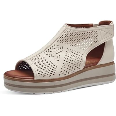 Jana 8-28260-42 platte damessandalen, beige, 37 EU L 37 EU Large Jana 8-28260-42 platte damessandalen, beige, 37 EU L 37 EU Large