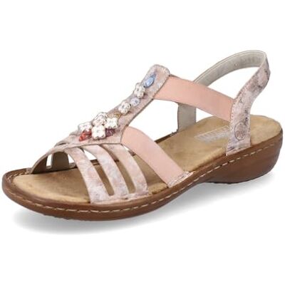 Rieker Damessandalen 60855, damessandalen, Roze 31, 36 EU Smal 36 EU Smal Rieker Damessandalen 60855, damessandalen, Roze 31, 36 EU Smal 36 EU Smal