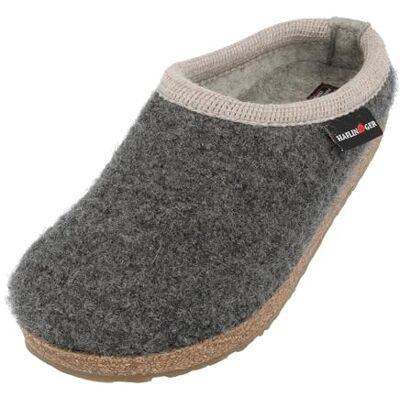 HAFLINGER Grizzly Panda klompen van puur wolvilt, Antraciet, 43 EU 43 EU HAFLINGER Grizzly Panda klompen van puur wolvilt, Antraciet, 43 EU 43 EU