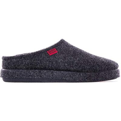 Andrés Machado Pantoffels voor dames en heren voor de winter slippers AM001 stof en vilten voering uniseks pantoffels rubberen loopzool EU 32 / EU 50, Donkerblauw, 37 EU 37 EU Andrés Machado Pantoffels voor dames en heren voor de winter slippers AM001 stof en vilten voering uniseks pantoffels rubberen loopzool EU 32 / EU 50, Donkerblauw, 37 EU 37 EU