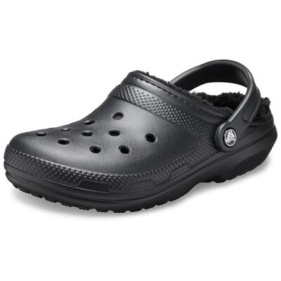 Crocs Classic Lined Clog pantoffels, uniseks, zwart. 41/42 EU Crocs Classic Lined Clog pantoffels, uniseks, zwart. 41/42 EU