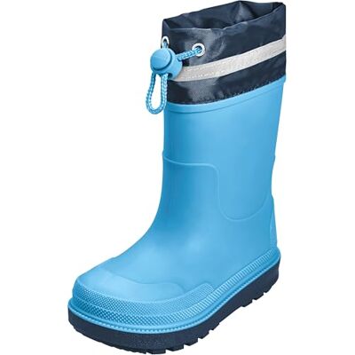 Playshoes Gummistiefel Regenstiefel regenlaarzen, uniseks, kinderen, Blauwe manchet, 24 EU 24 EU Playshoes Gummistiefel Regenstiefel regenlaarzen, uniseks, kinderen, Blauwe manchet, 24 EU 24 EU