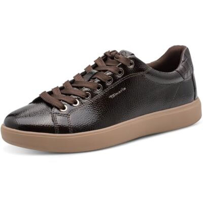Tamaris 1-23720-43 Sneakers voor dames, laag model, Patent Mocca, 37 EU 37 EU Tamaris 1-23720-43 Sneakers voor dames, laag model, Patent Mocca, 37 EU 37 EU