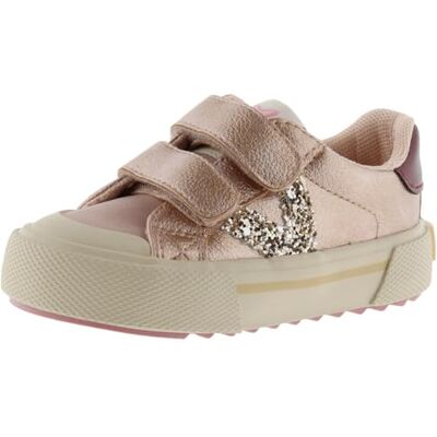 victoria 1065199 Lage sneakers met metallic lederlook & Scratch & Glitter Logo voor meisjes NUDE 24 24 EU victoria 1065199 Lage sneakers met metallic lederlook & Scratch & Glitter Logo voor meisjes NUDE 24 24 EU