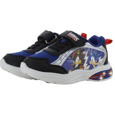 Leomil Sonic Sneakers voor jongens, lichtgevende kinderschoenen, ideaal voor school en vrije tijd, Noir Bleu 095, 28 EU 28 EU Leomil Sonic Sneakers voor jongens, lichtgevende kinderschoenen, ideaal voor school en vrije tijd, Noir Bleu 095, 28 EU 28 EU