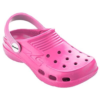 3Kamido ® Croco Kids Mooie kinderklompen, tuinschoenen, badsandalen voor camping, jongens en meisjes, Roze, 35 EU 35 EU 3Kamido ® Croco Kids Mooie kinderklompen, tuinschoenen, badsandalen voor camping, jongens en meisjes, Roze, 35 EU 35 EU