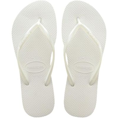 Havaianas Slim Teenslippers voor dames, Wit 39/40 EU Havaianas Slim Teenslippers voor dames, Wit 39/40 EU