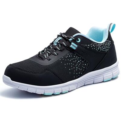 SPIEZ Veiligheidsschoenen voor dames, licht, werksneakers, EU39, zwart-blauw 39 EU smalle maat SPIEZ Veiligheidsschoenen voor dames, licht, werksneakers, EU39, zwart-blauw 39 EU smalle maat
