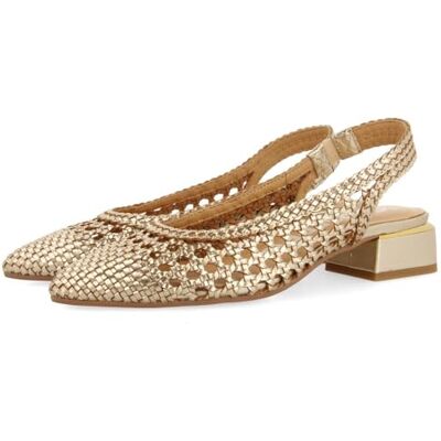 GIOSEPPO PISKOVE zwarte leren ballerina's voor dames, gevlochten, platina, 39 EU 39 EU GIOSEPPO PISKOVE zwarte leren ballerina's voor dames, gevlochten, platina, 39 EU 39 EU