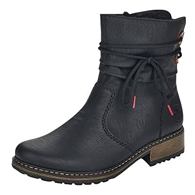 Rieker Dames Z68M1 enkellaarsjes, Black Mahogany Z68m1 01, 37 EU 37 EU Rieker Dames Z68M1 enkellaarsjes, Black Mahogany Z68m1 01, 37 EU 37 EU