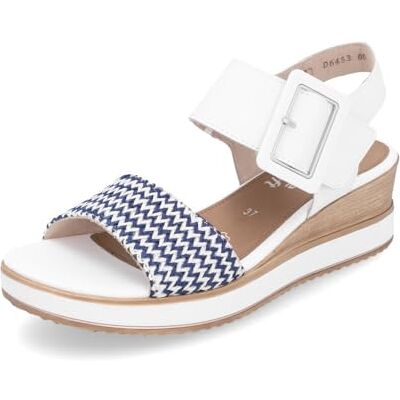 Remonte modieuze damessandalen D6453, maat: 37 EU, kleur: wit 37 EU Remonte modieuze damessandalen D6453, maat: 37 EU, kleur: wit 37 EU