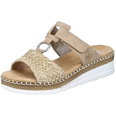 Rieker Damesslippers V1243, beige, 36 EU 36 EU Rieker Damesslippers V1243, beige, 36 EU 36 EU