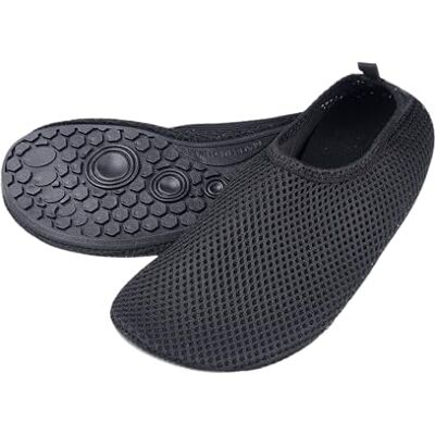 Eco-Fused Waterschoenen met elastisch materiaal, sneldrogend, ademend, antislip rubberen zool, beschermt tegen zand, koud en warm water, UV, stenen en schelpen 38/39 EU Eco-Fused Waterschoenen met elastisch materiaal, sneldrogend, ademend, antislip rubberen zool, beschermt tegen zand, koud en warm water, UV, stenen en schelpen 38/39 EU