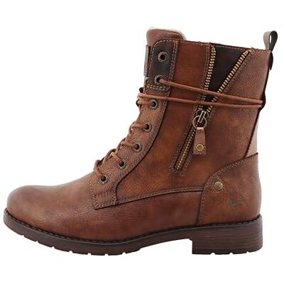 MUSTANG Elfi Bottes à lacets pour femme 15M0052022 Largeur G Lacets, moka, 36 EU 36 EU MUSTANG Elfi Bottes à lacets pour femme 15M0052022 Largeur G Lacets, moka, 36 EU 36 EU