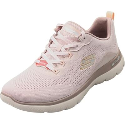 Skechers Arch Fit Summits Daily Flow Espadrilles voor dames, Synthetische perzikrand van licht paars mesh, 40 EU 40 EU Skechers Arch Fit Summits Daily Flow Espadrilles voor dames, Synthetische perzikrand van licht paars mesh, 40 EU 40 EU