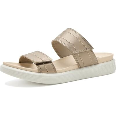 Ecco Soft Sandal Slide Damessandalen, Pure metallic kasjmier 5.5 UK Ecco Soft Sandal Slide Damessandalen, Pure metallic kasjmier 5.5 UK