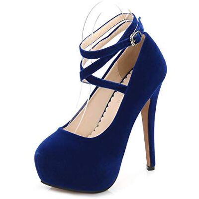 CYwinterB Sexy Suède Hoge Hakken Naaldhak Platform Elegante Pomp Ronde Neus Enkelbandjes Hoge Hakken Bruidsschoenen Jurkschoenen Damesschoenen 35-46 CYwinterB Sexy Suède Hoge Hakken Naaldhak Platform Elegante Pomp Ronde Neus Enkelbandjes Hoge Hakken Bruidsschoenen Jurkschoenen Damesschoenen 35-46