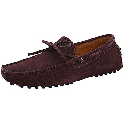 Jamron Heren zacht suède rijschoenen handgemaakt mocassin pantoffels loafers grote maat 44.5 EU Jamron Heren zacht suède rijschoenen handgemaakt mocassin pantoffels loafers grote maat 44.5 EU
