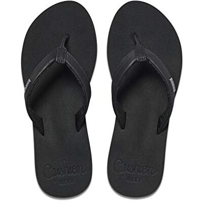 REEF Dames Cushion Sands sandaal, Schwarz, 40 EU 40 EU REEF Dames Cushion Sands sandaal, Schwarz, 40 EU 40 EU