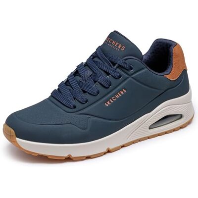 Skechers Baskets pour homme, bleu marine, 44 EU 44 EU Skechers Baskets pour homme, bleu marine, 44 EU 44 EU