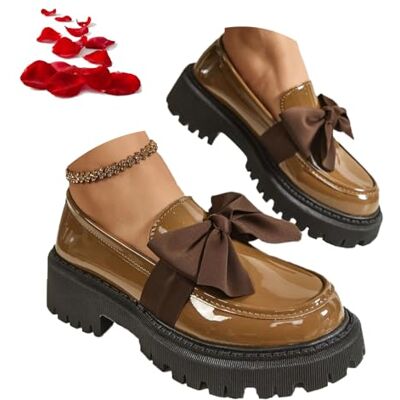 ZPLMIDE Comfortabele orthopedische mocassins voor dames met vlinderdas, comfortabele mocassins voor werk en kantoor, C kaki., 37 EU 37 EU ZPLMIDE Comfortabele orthopedische mocassins voor dames met vlinderdas, comfortabele mocassins voor werk en kantoor, C kaki., 37 EU 37 EU