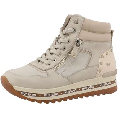 MUSTANG enkellaarzen dames 15M0312003, maat: 39 EU, kleur: wit 39 EU MUSTANG enkellaarzen dames 15M0312003, maat: 39 EU, kleur: wit 39 EU
