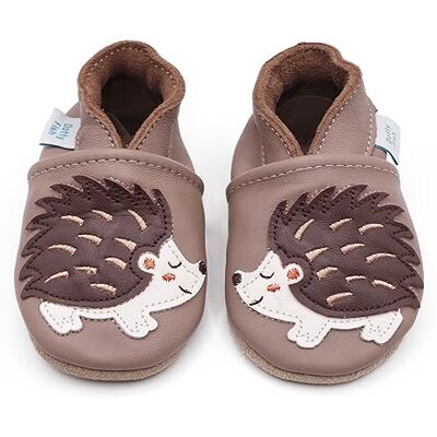 Dotty Fish Baby- en kinderschoenen van zacht leer, antislip, licht en ademend, zachte zool voor eerste stappen, uniseks, 0-5 jaar, Brits merk, Egel, 6-12 maanden 6-12 maanden Dotty Fish Baby- en kinderschoenen van zacht leer, antislip, licht en ademend, zachte zool voor eerste stappen, uniseks, 0-5 jaar, Brits merk, Egel, 6-12 maanden 6-12 maanden