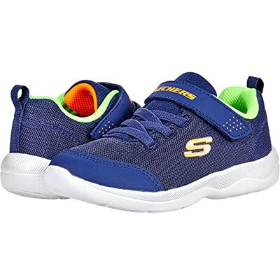 Skechers Skech-Stepz 2.0, sneakers voor kinderen en jongens, blauw, marineblauw, textiel, synthetisch, limoen, oranje, 24 EU 27.5 EU Skechers Skech-Stepz 2.0, sneakers voor kinderen en jongens, blauw, marineblauw, textiel, synthetisch, limoen, oranje, 24 EU 27.5 EU